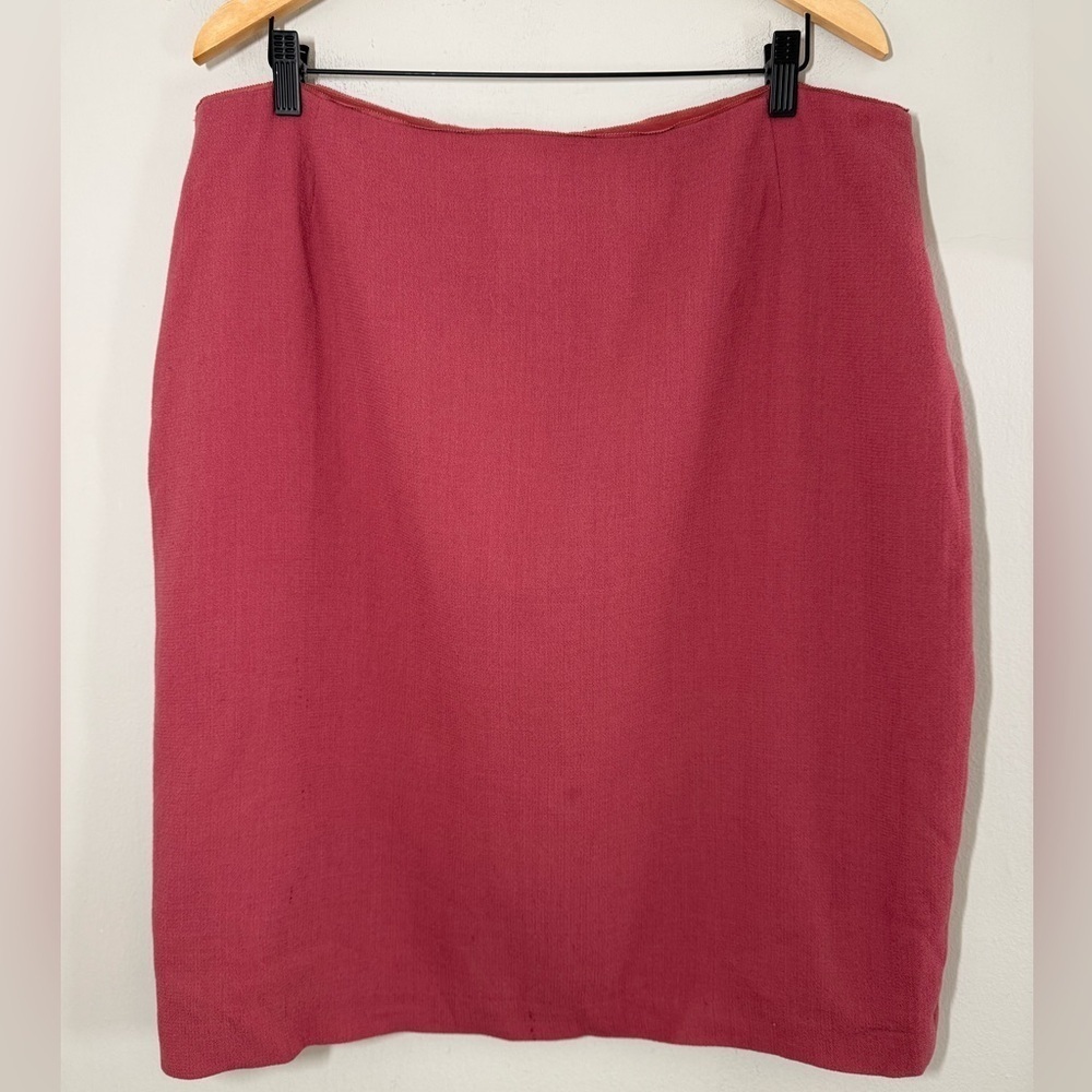 LAFAYETTE 148 New York 100% Virgin
Wool Cherrywood Skirt size 18 - Picture 2 of 9